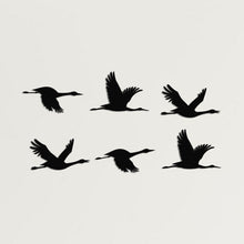 Görseli Galeri görüntüleyiciye yükleyin, Turnalar Metal Duvar Dekoru