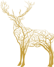 Görseli Galeri görüntüleyiciye yükleyin, Ağaçlı Geyik Metal Duvar Dekoru