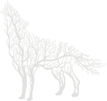 Görseli Galeri görüntüleyiciye yükleyin, Ağaçlı Kurt Metal Duvar Dekoru