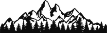 Görseli Galeri görüntüleyiciye yükleyin, Dağlar Metal Duvar Dekoru