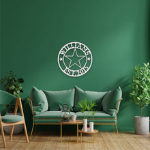 Görseli Galeri görüntüleyiciye yükleyin, Texas State Star Metal Duvar Dekoru