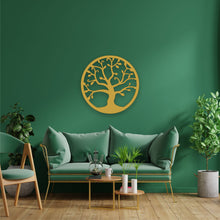 Görseli Galeri görüntüleyiciye yükleyin, Ağaç Metal Duvar Dekoru