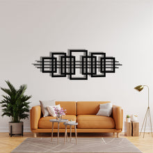 Görseli Galeri görüntüleyiciye yükleyin, Kareler Metal Duvar Dekoru