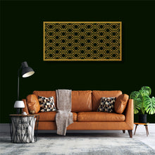 Görseli Galeri görüntüleyiciye yükleyin, Geometrik Panel Yatay Metal Duvar Dekoru