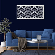 Görseli Galeri görüntüleyiciye yükleyin, Geometrik Panel Yatay Metal Duvar Dekoru