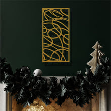 Görseli Galeri görüntüleyiciye yükleyin, Geometrik Panel 3 Dikey Metal Duvar Dekoru