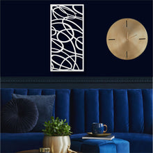 Görseli Galeri görüntüleyiciye yükleyin, Geometrik Panel 3 Dikey Metal Duvar Dekoru