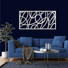 Görseli Galeri görüntüleyiciye yükleyin, Geometrik Panel 3 Yatay Metal Duvar Dekoru