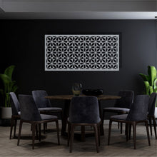 Görseli Galeri görüntüleyiciye yükleyin, Geometrik Panel 4 Yatay Metal Duvar Dekoru