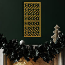Görseli Galeri görüntüleyiciye yükleyin, Geometrik Panel 4 Dikey Metal Duvar Dekoru