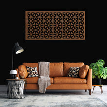 Görseli Galeri görüntüleyiciye yükleyin, Geometrik Panel 4 Yatay Metal Duvar Dekoru