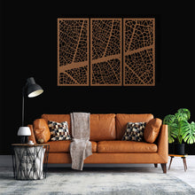 Görseli Galeri görüntüleyiciye yükleyin, Geometrik Panel 5 Yatay Metal Duvar Dekoru