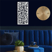 Görseli Galeri görüntüleyiciye yükleyin, Geometrik Panel 6 Dikey Metal Duvar Dekoru