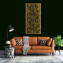 Görseli Galeri görüntüleyiciye yükleyin, Geometrik Panel 8 Dikey Metal Duvar Dekoru