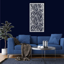 Görseli Galeri görüntüleyiciye yükleyin, Geometrik Panel 8 Dikey Metal Duvar Dekoru