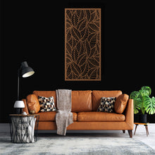 Görseli Galeri görüntüleyiciye yükleyin, Geometrik Panel 8 Dikey Metal Duvar Dekoru