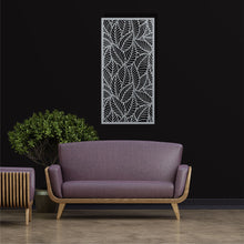 Görseli Galeri görüntüleyiciye yükleyin, Geometrik Panel 8 Dikey Metal Duvar Dekoru