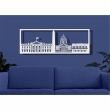 Görseli Galeri görüntüleyiciye yükleyin, Washington Dc Metal Duvar Dekoru