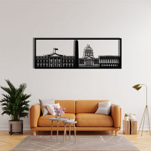 Görseli Galeri görüntüleyiciye yükleyin, Washington Dc Metal Duvar Dekoru