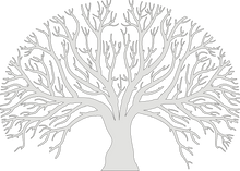 Görseli Galeri görüntüleyiciye yükleyin, Tekli Ağaç Metal Duvar Dekoru