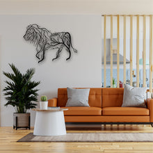 Görseli Galeri görüntüleyiciye yükleyin, Ağaç Aslan Metal Duvar Dekoru