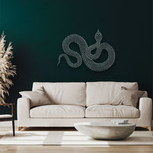 Görseli Galeri görüntüleyiciye yükleyin, Yılan Metal Duvar Dekoru