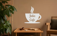 Görseli Galeri görüntüleyiciye yükleyin, Cafe Monogram Metal Duvar Dekoru