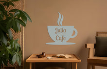 Görseli Galeri görüntüleyiciye yükleyin, Cafe Monogram Metal Duvar Dekoru