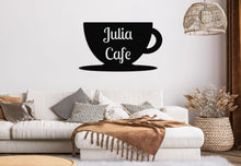 Görseli Galeri görüntüleyiciye yükleyin, Cafe Monogram Metal Duvar Dekoru