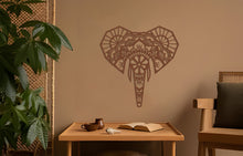 Görseli Galeri görüntüleyiciye yükleyin, Mandala Fil Metal Duvar Dekoru
