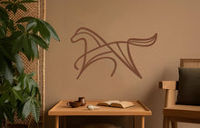 Görseli Galeri görüntüleyiciye yükleyin, Minimal At Metal Duvar Dekoru