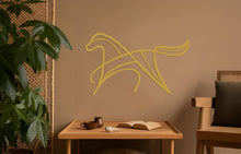 Görseli Galeri görüntüleyiciye yükleyin, Minimal At Metal Duvar Dekoru