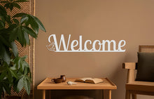Görseli Galeri görüntüleyiciye yükleyin, Welcome Metal Duvar Dekoru