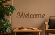 Görseli Galeri görüntüleyiciye yükleyin, Welcome Metal Duvar Dekoru