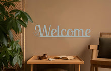 Görseli Galeri görüntüleyiciye yükleyin, Welcome Metal Duvar Dekoru