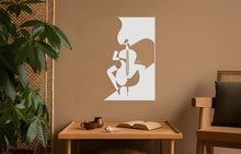 Görseli Galeri görüntüleyiciye yükleyin, Çello Metal Duvar Dekoru