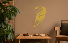 Görseli Galeri görüntüleyiciye yükleyin, Papağan Metal Duvar Dekoru
