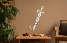 Görseli Galeri görüntüleyiciye yükleyin, Kılıç Kalemi Metal Duvar Dekoru