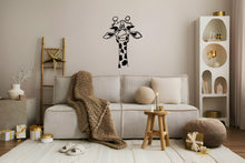 Görseli Galeri görüntüleyiciye yükleyin, Zürafa Metal Duvar Dekoru
