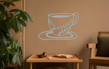 Görseli Galeri görüntüleyiciye yükleyin, Bir Fincan Kahve Metal Duvar Dekoru