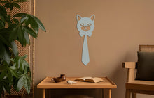 Görseli Galeri görüntüleyiciye yükleyin, İş Kedisi Metal Duvar Dekoru