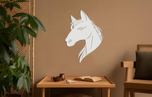 Görseli Galeri görüntüleyiciye yükleyin, Yakışıklı At Metal Duvar Dekoru