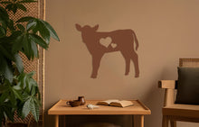 Görseli Galeri görüntüleyiciye yükleyin, Mutlu İnek Metal Duvar Dekoru