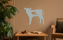 Görseli Galeri görüntüleyiciye yükleyin, Mutlu İnek Metal Duvar Dekoru
