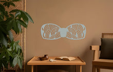 Görseli Galeri görüntüleyiciye yükleyin, Kurdele Metal Duvar Dekoru