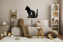 Görseli Galeri görüntüleyiciye yükleyin, Ay Kedisi Metal Duvar Dekoru