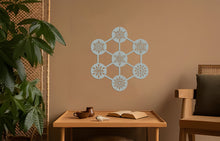 Görseli Galeri görüntüleyiciye yükleyin, Kar Molekülü Metal Duvar Dekoru
