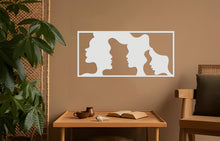 Görseli Galeri görüntüleyiciye yükleyin, Kadın Silueti Metal Duvar Dekoru