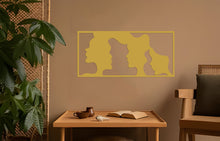 Görseli Galeri görüntüleyiciye yükleyin, Kadın Silueti Metal Duvar Dekoru