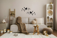 Görseli Galeri görüntüleyiciye yükleyin, Çifte Kuşlar Metal Duvar Dekoru